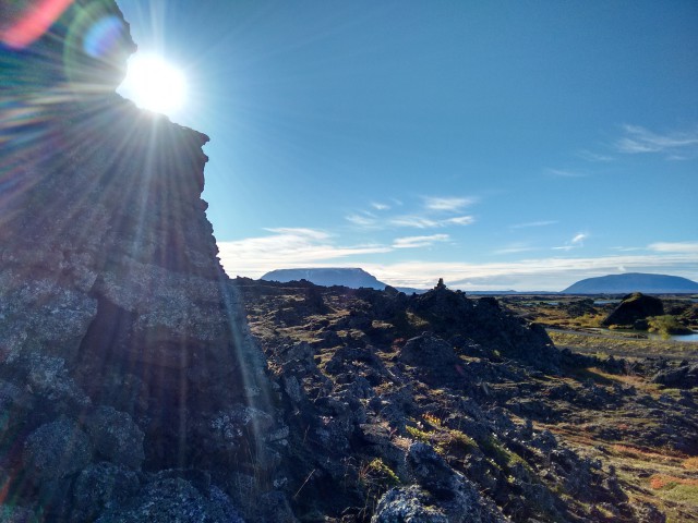 Myvatn und strahlender Sonnenschein